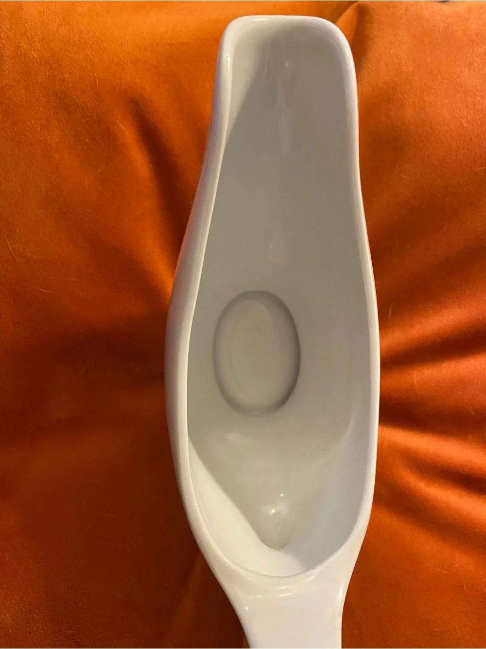 Vintage White Ceramic Gravy Boat